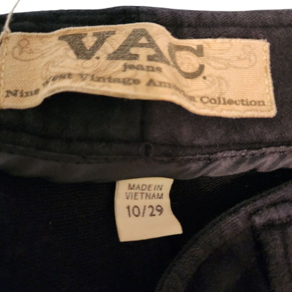 Nine West Vintage Collection VAC Straight Leg Stretch Pants Womens 10 Black - Picture 5 of 9